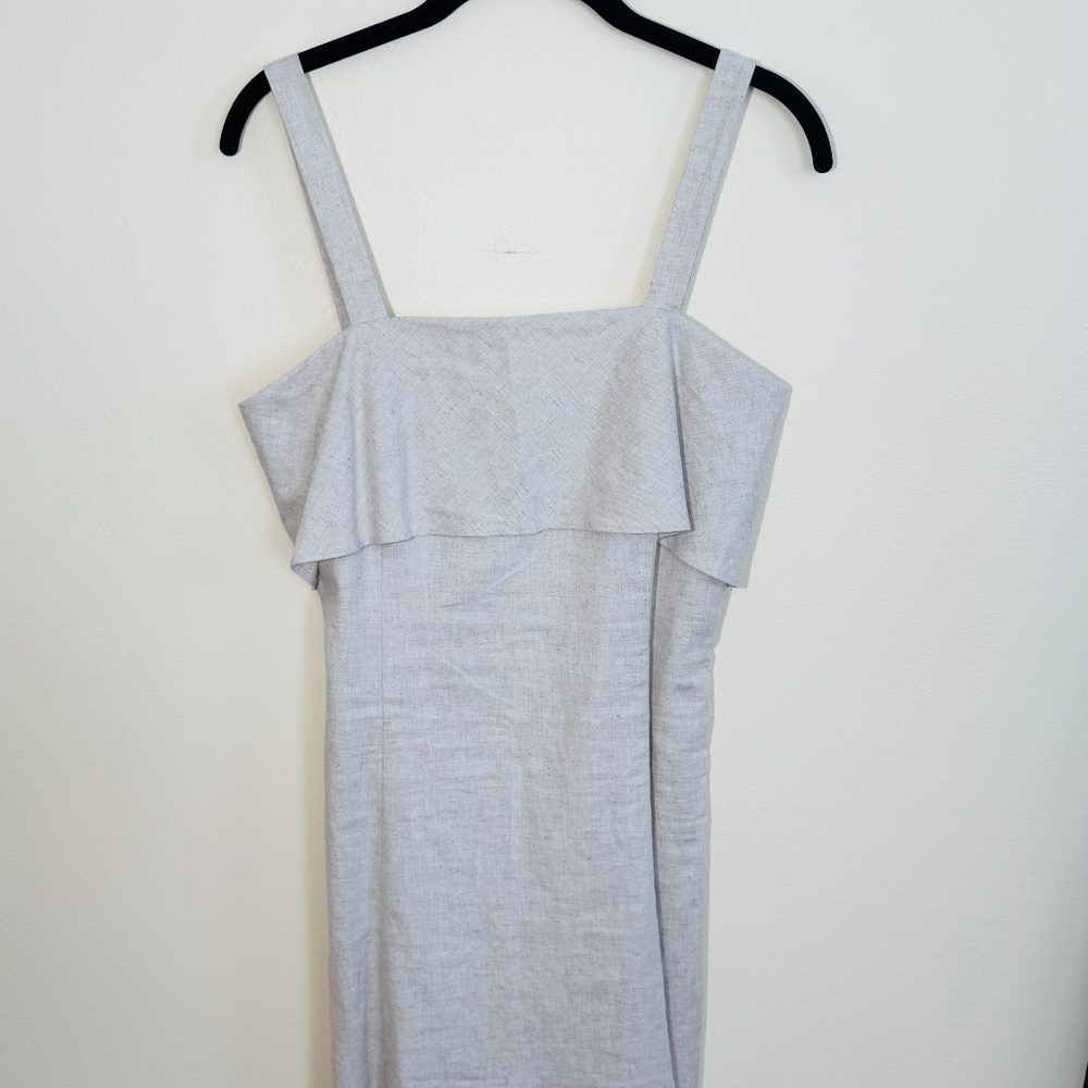 NWT Banana Republic Factory Linen Blend Stretch Mini Dress - Flax - Size 2